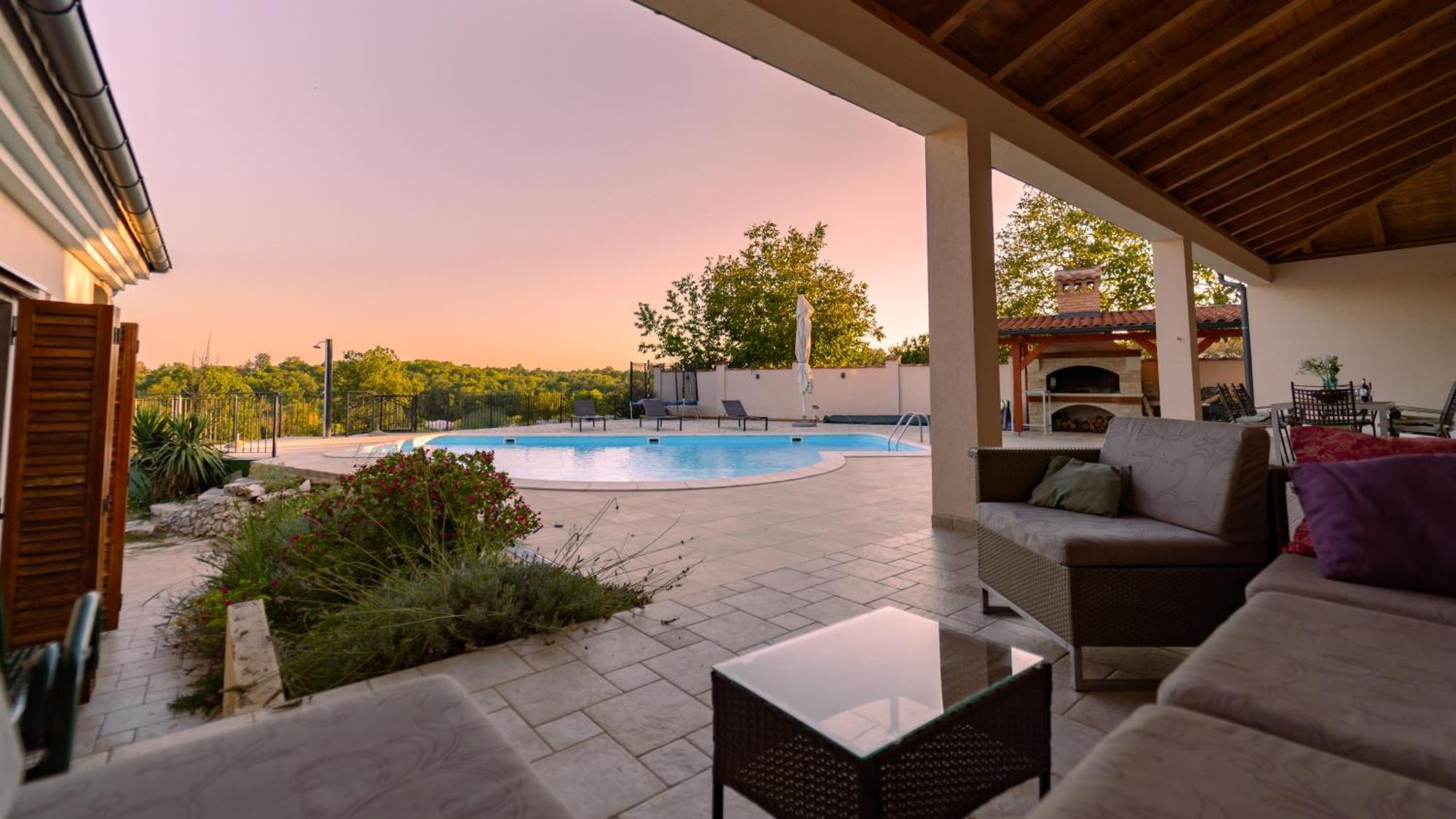Villa Arton Heated Swimming-Pool Žminj Εξωτερικό φωτογραφία