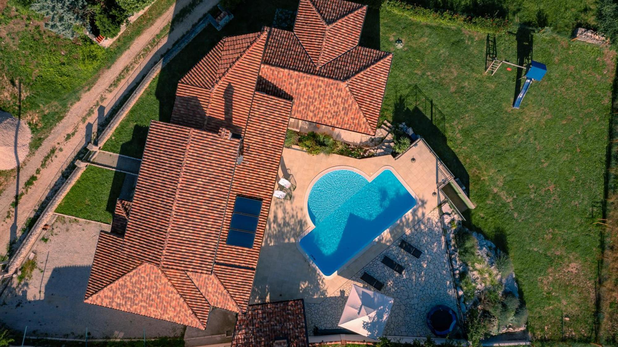 Villa Arton Heated Swimming-Pool Žminj Εξωτερικό φωτογραφία