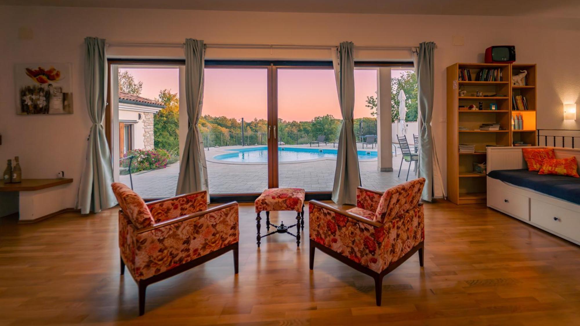Villa Arton Heated Swimming-Pool Žminj Εξωτερικό φωτογραφία