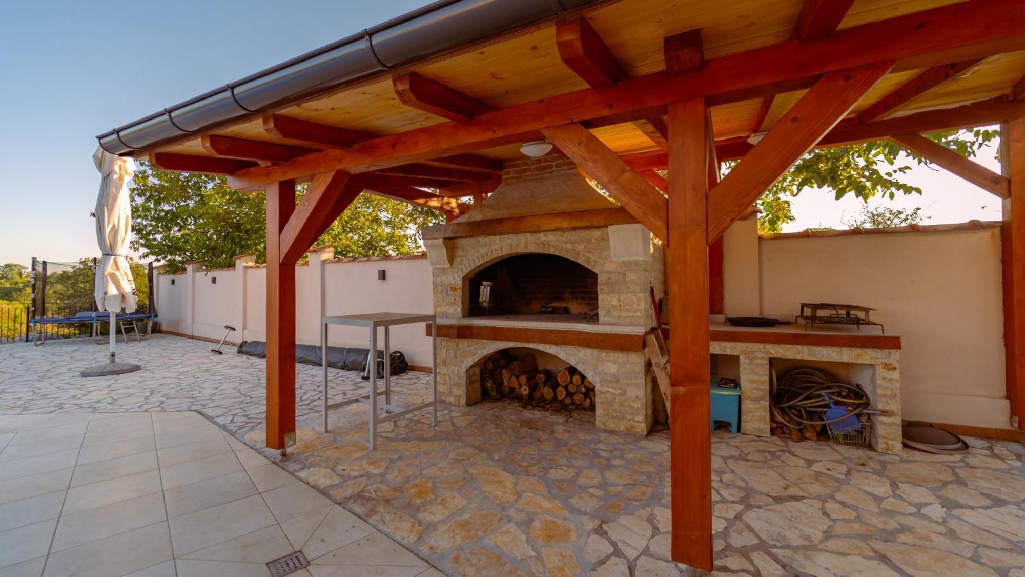 Villa Arton Heated Swimming-Pool Žminj Εξωτερικό φωτογραφία