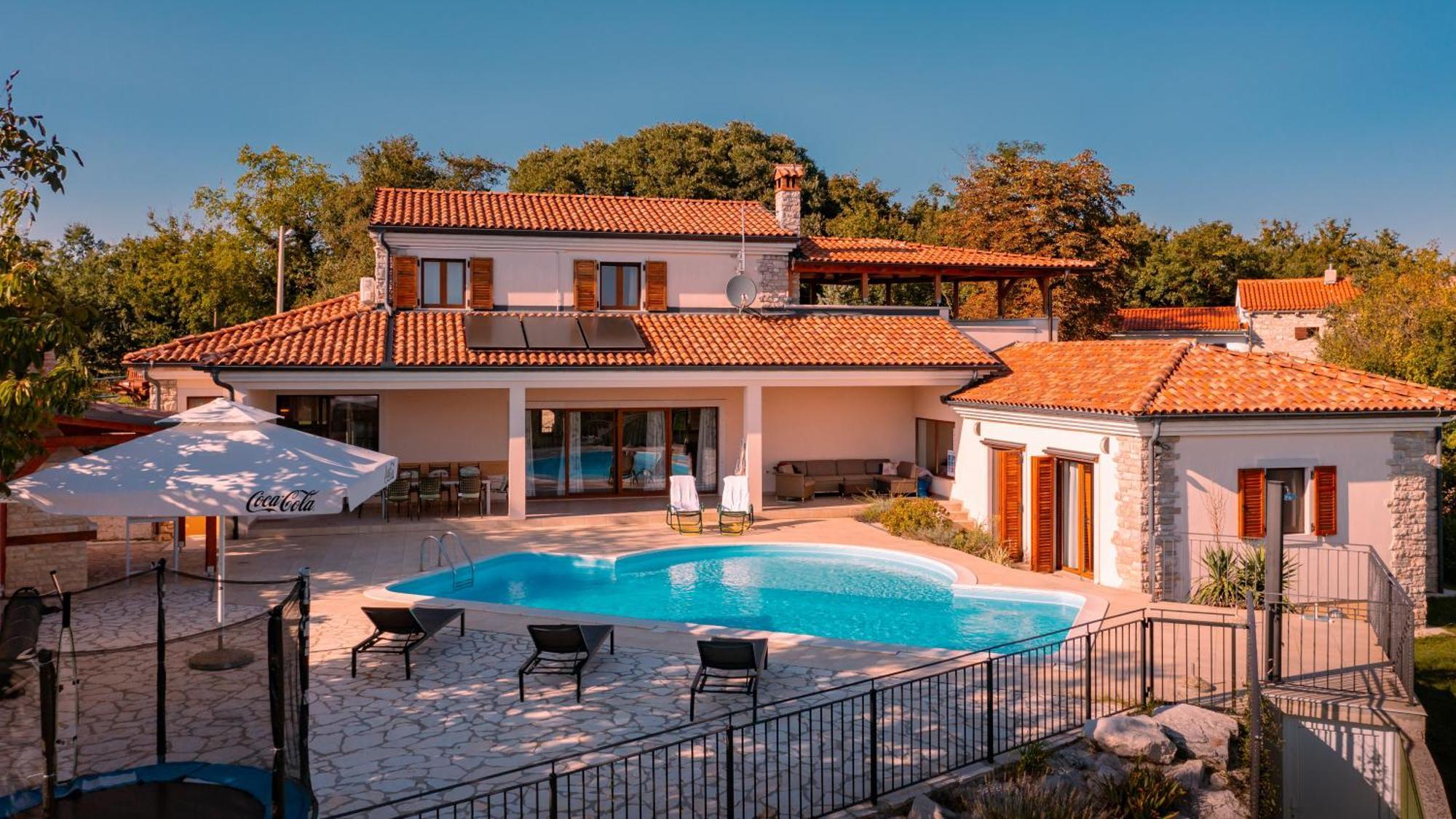 Villa Arton Heated Swimming-Pool Žminj Εξωτερικό φωτογραφία