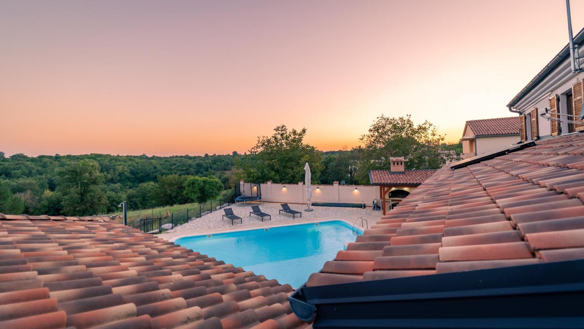 Villa Arton Heated Swimming-Pool Žminj Εξωτερικό φωτογραφία