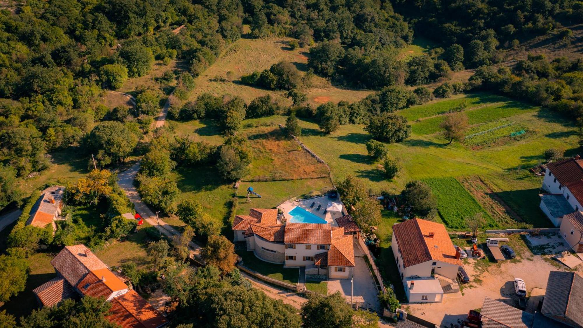 Villa Arton Heated Swimming-Pool Žminj Εξωτερικό φωτογραφία