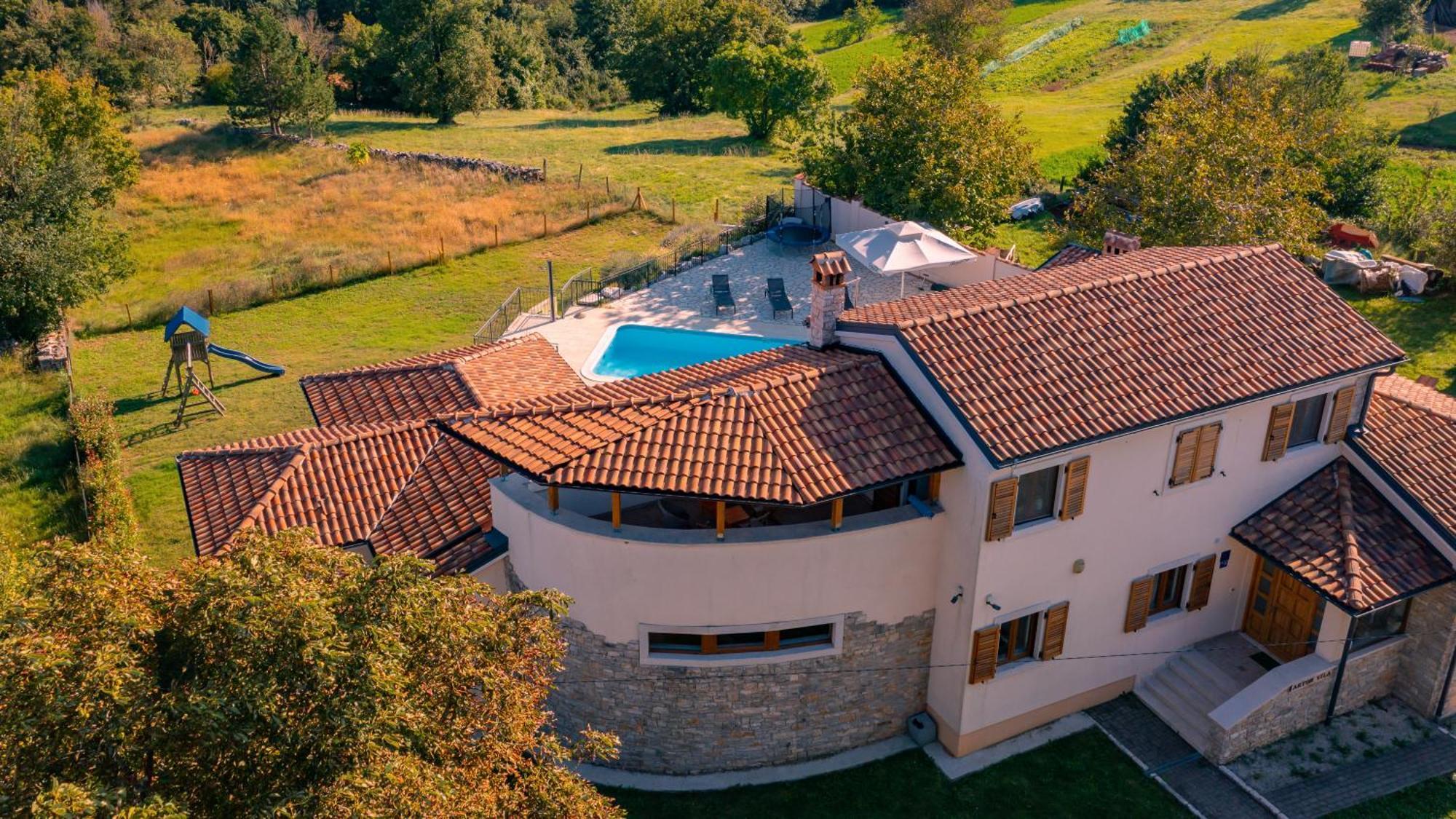 Villa Arton Heated Swimming-Pool Žminj Εξωτερικό φωτογραφία