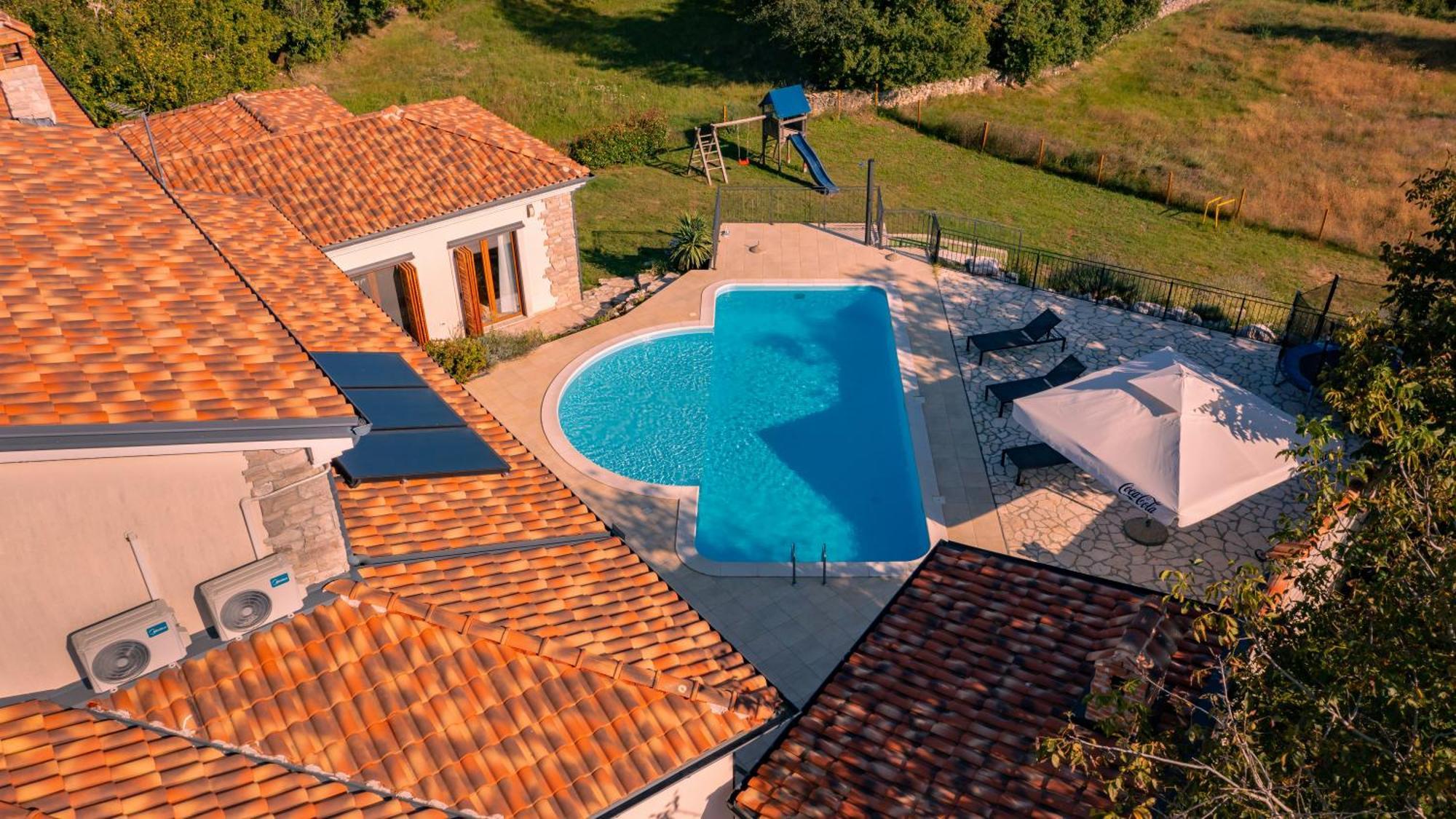Villa Arton Heated Swimming-Pool Žminj Εξωτερικό φωτογραφία
