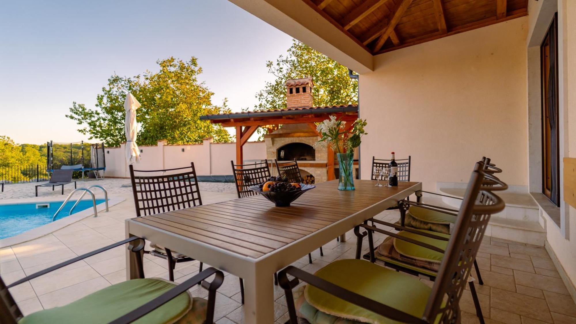 Villa Arton Heated Swimming-Pool Žminj Εξωτερικό φωτογραφία