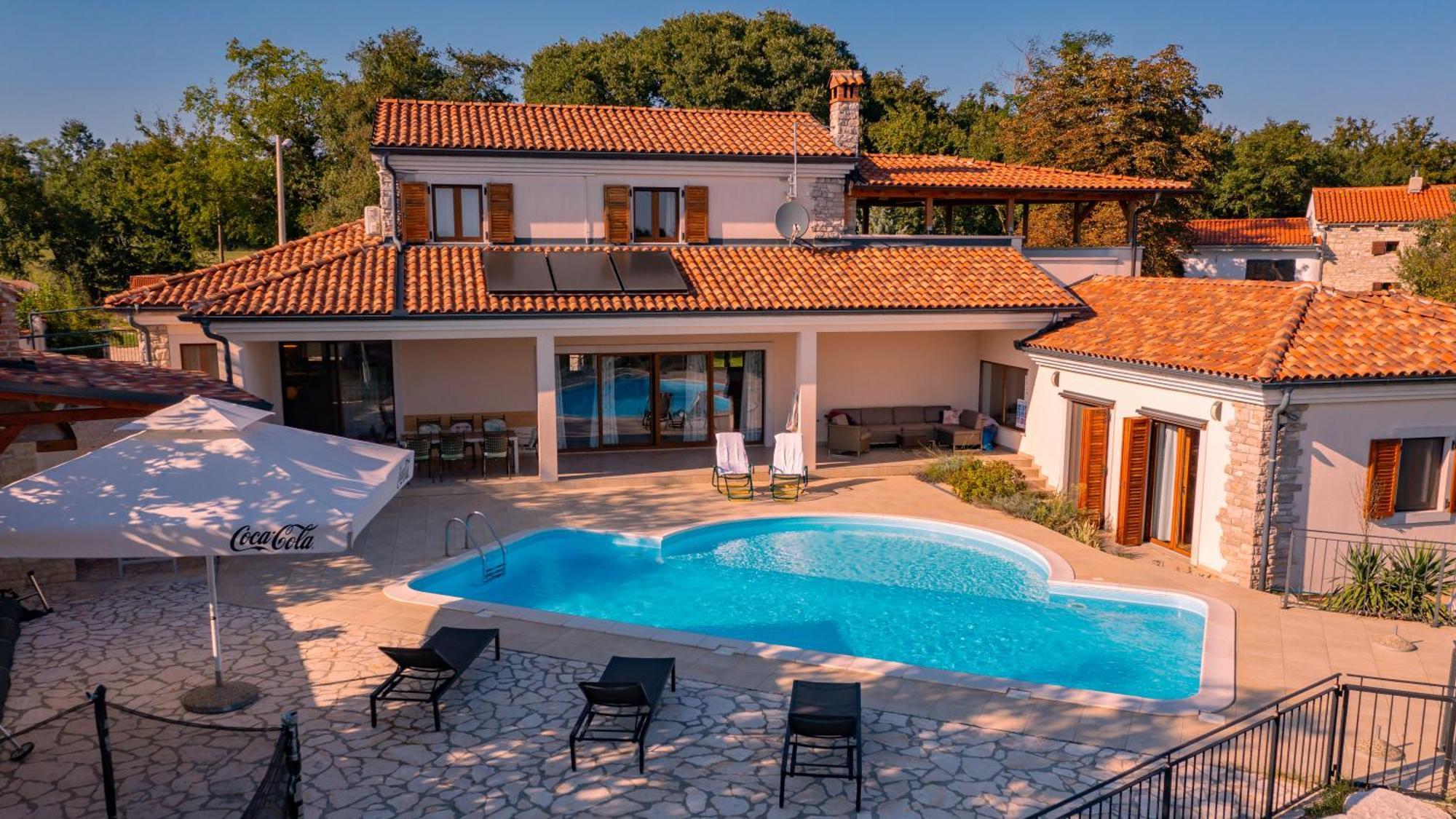 Villa Arton Heated Swimming-Pool Žminj Εξωτερικό φωτογραφία